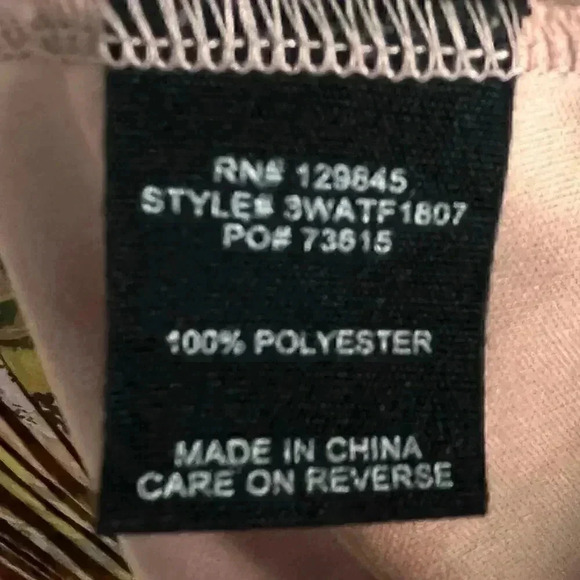 Max + Ash Floral Pleated‎ Dress Large - Picture 7 of 7